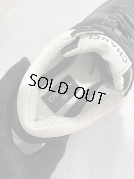 画像6: 【新品】【未使用品】AW 新作 CHANEL シャネル G38299 Y55720 K3845 ココマーク スニーカー 37 ファブリック×スエード×カーフスキン ブラック×ホワイト 23REV レディース 女性用 靴 黒×白 本革 レザー 希少 レア プレゼント ギフト (6)