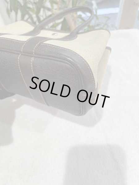 画像6: 【美品】HERMES エルメス ガーデンパーティTTPM トワルアッシュ×ブッフル マロン シルバー金具 H刻印□ 中古 ハンドバッグ クラッチバッグ セカンドバッグ ポーチ レディース 女性用 本革 レザー ブランド ブラウン 茶色 希少 レア プレゼント ギフト バック (6)