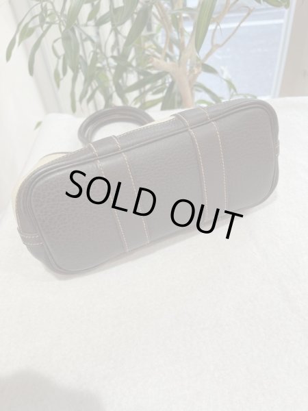 画像4: 【美品】HERMES エルメス ガーデンパーティTTPM トワルアッシュ×ブッフル マロン シルバー金具 H刻印□ 中古 ハンドバッグ クラッチバッグ セカンドバッグ ポーチ レディース 女性用 本革 レザー ブランド ブラウン 茶色 希少 レア プレゼント ギフト バック (4)