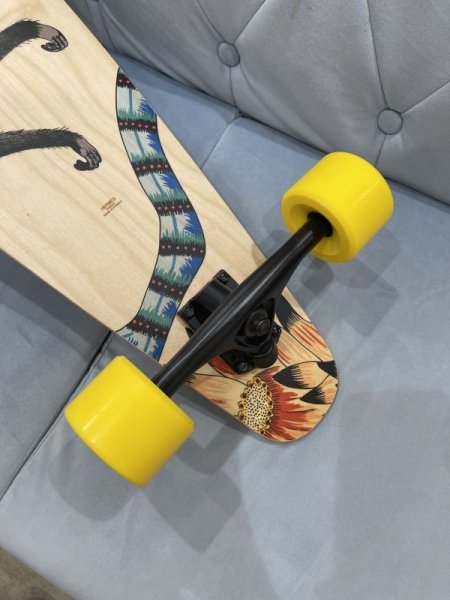 画像7: 【新品】【未使用品】HERMES エルメス スケートボード ロング Savana Dance サバンナのダンス メープルウッド ナチュラル×マルチカラー スケボー レディース メンズ ユニセックス ファッション インテリア スポーツ アウトドア ブランド 希少 レア プレゼント ギフト (7)