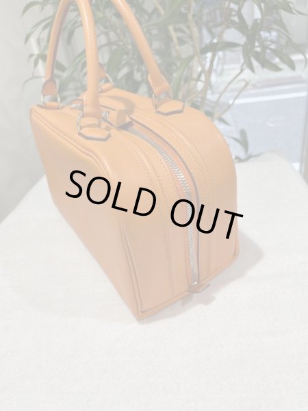 画像6: 【美品】HERMES エルメス サック アンヴィ 26 ヴォーエプソン オレンジ シルバー金具 K刻印□ 中古 ハンドバッグ レディース 女性用 ブランド 本革 レザー カーフ フォーマル パーティ 希少 レア プレゼント ギフト バック (6)