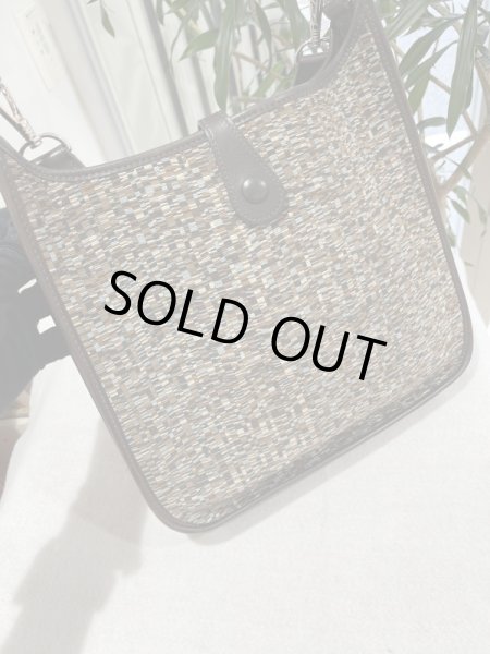 画像5: 【美品】HERMES エルメス エヴリン1 PM ヴィブラートスニップ×エバーカーフ エベーヌ シルバー金具 F刻印□ コンビ 中古 エブリン ショルダーバッグ ボディバッグ メッセンジャーバッグ レディース 女性用 ブランド 本革 レザー ブラウン 茶色 希少 レア バック (5)