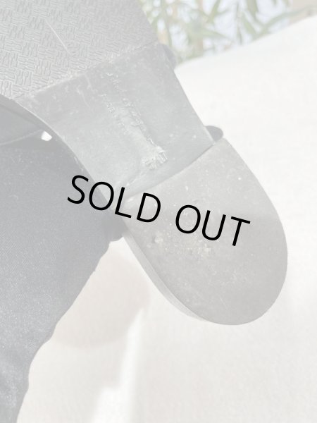 画像7: 【美品】FERRAGAMO フェラガモ ヴァラ フラットサンダル 5 1/2D レザー ブラック ゴールド金具 中古 靴 パンプス ミュール レディース 女性用 ブランド 黒 革 カーフ 希少 レア プレゼント ギフト (7)