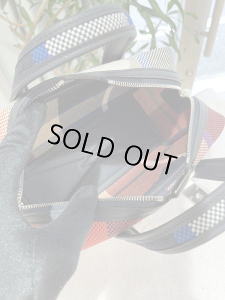 画像7: 【新品】【未使用品】HERMES エルメス ヴィクトリア III ミニトートバッグ トワルアッシュ×スイフト インディゴ シルバー金具 B刻印 2023-2024 AW ハンドバッグ ショルダーバッグ 2WAYバッグ レディース 女性用 ブランド 本革 レザー チェック レア プレゼント バック (7)