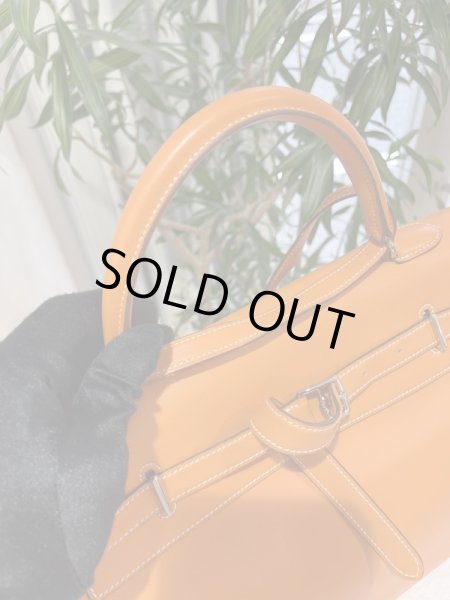 画像6: 【極美品】HERMES エルメス ケリーフラット35 スイフト オレンジ シルバー金具 K刻印□ 中古 ハンドバッグ トートバッグ クラッチバッグ セカンドバッグ レディース 女性用 ブランド 本革 レザー 希少 レア プレゼント ギフト バック (6)