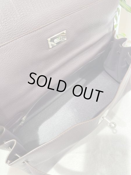 画像8: 【美品】HERMES エルメス ショルダーケリー フリンジ トリヨンクレマンス レザン シルバー金具 M刻印□ 中古 ハンドバッグ トートバッグ レディース 女性用 ブランド パープル 紫 本革 レザー カーフ 希少 レア プレゼント ギフト バック (8)