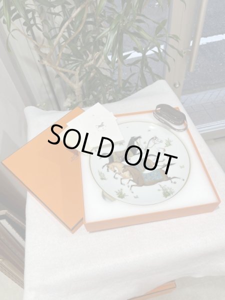 新品】【未使用品】HERMES エルメスデザートプレート シュヴァル