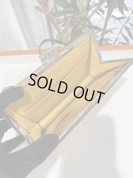 画像5: 【美品】HERMES エルメスサック ア マリース TAXI タクシー クシュベル イエロー×ブラック シルバー金具 S刻印〇 ソルド品 ヴィンテージ 中古 ショルダーバッグ ポシェット レディース 女性用 ブランド エプソン 本革 レザー 黄色 黒 希少 レア プレゼント バック (5)