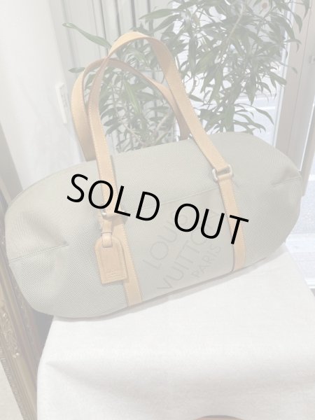 画像2: 【美品】LOUIS VUITTON ルイ・ヴィトン M93064 アタカン ダミエ ジュアン テール シルバー金具 ヴィンテージ ボストンバッグ 中古 ショルダーバッグ ハンドバッグ レディース 女性用 メンズ ブランド グレー 本革 レザー ビトン 希少 レア プレゼント ギフト バック (2)