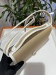 画像6: 【新品同様品】HERMES エルメス ジョッキー 2WAYショルダーバッグ トワルオフィシエ×ヴォーグレネ ベージュ×ホワイト ゴールド金具 ヴィンテージ 中古 クラッチバッグ セカンドバッグ 2WAYバッグ ハンドバッグ レディース ブランド 白 レザー 希少 レア バック (6)