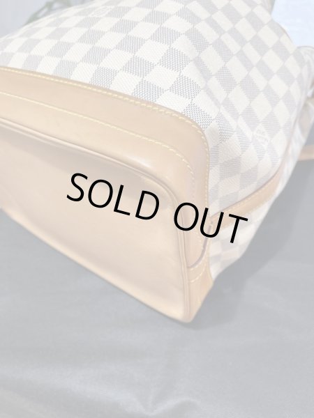 画像5: 【美品】LOUIS VUITTON ルイ・ヴィトンN42222 ノエ スペシャルオーダー ダミエ アズール ゴールド金具 巾着型ショルダーバッグ 中古 ハンドバッグ ショルダーバッグ トートバッグ レディース 女性用 レザー ブランド ビトン 希少 レア プレゼント ギフト バック (5)