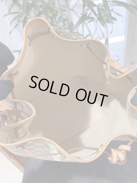 画像9: 【美品】LOUIS VUITTON ルイ・ヴィトンN42222 ノエ スペシャルオーダー ダミエ アズール ゴールド金具 巾着型ショルダーバッグ 中古 ハンドバッグ ショルダーバッグ トートバッグ レディース 女性用 レザー ブランド ビトン 希少 レア プレゼント ギフト バック (9)