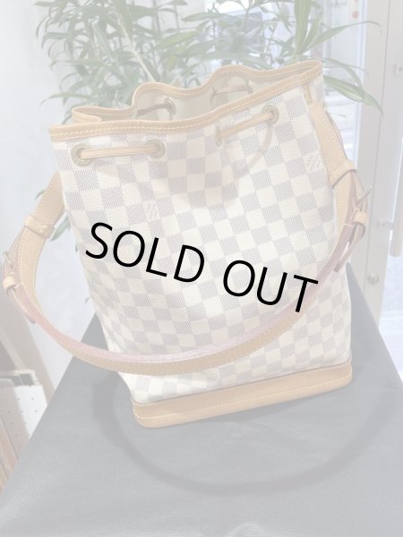 画像3: 【美品】LOUIS VUITTON ルイ・ヴィトンN42222 ノエ スペシャルオーダー ダミエ アズール ゴールド金具 巾着型ショルダーバッグ 中古 ハンドバッグ ショルダーバッグ トートバッグ レディース 女性用 レザー ブランド ビトン 希少 レア プレゼント ギフト バック (3)