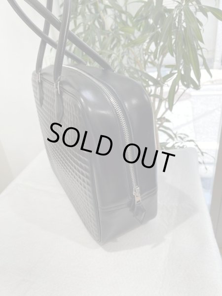 画像6: 【美品】HERMES エルメス プリュム32 ドゥイッチ エバーカーフ ブラック シルバー金具 G刻印□ ワッフル 中古 ハンドバッグ ショルダーバッグ トートバッグ レディース 女性用 ブランド 本革 レザー 黒 希少 レア プレゼント ギフト バック (6)