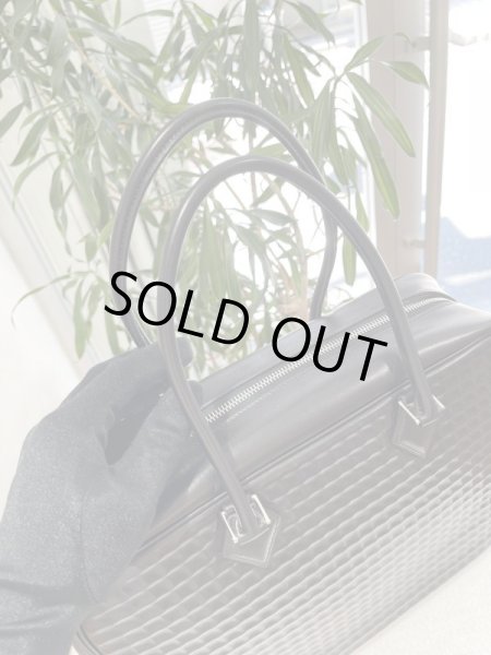 画像3: 【美品】HERMES エルメス プリュム32 ドゥイッチ エバーカーフ ブラック シルバー金具 G刻印□ ワッフル 中古 ハンドバッグ ショルダーバッグ トートバッグ レディース 女性用 ブランド 本革 レザー 黒 希少 レア プレゼント ギフト バック (3)