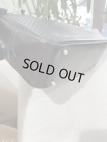 画像4: 【美品】HERMES エルメス プリュム32 ドゥイッチ エバーカーフ ブラック シルバー金具 G刻印□ ワッフル 中古 ハンドバッグ ショルダーバッグ トートバッグ レディース 女性用 ブランド 本革 レザー 黒 希少 レア プレゼント ギフト バック (4)