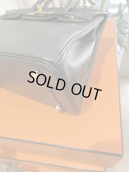 画像5: 【美品】HERMES エルメス バーキン30 ヴォーエプソン ブラック ゴールド金具 X刻印□ 中古 ハンドバッグ トートバッグ レディース 女性用 ブランド 黒 本革 レザー カーフ 希少 レア プレゼント ギフト バック (5)