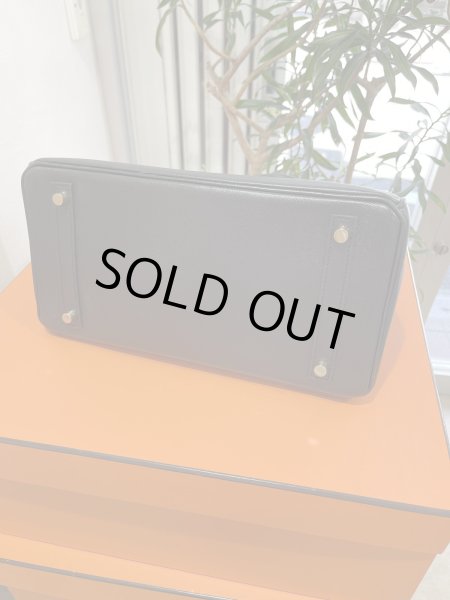 画像6: 【美品】HERMES エルメス バーキン30 ヴォーエプソン ブラック ゴールド金具 X刻印□ 中古 ハンドバッグ トートバッグ レディース 女性用 ブランド 黒 本革 レザー カーフ 希少 レア プレゼント ギフト バック (6)