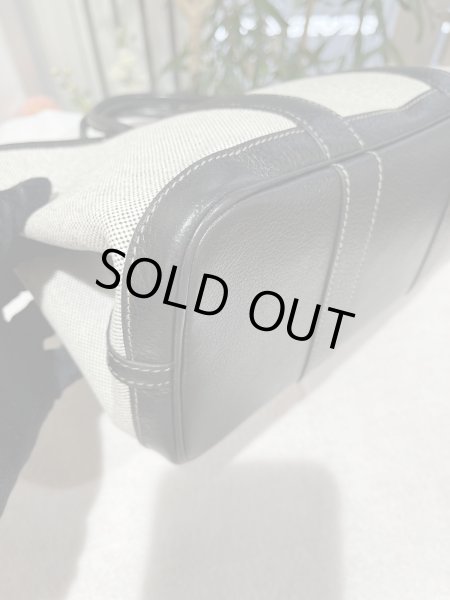画像6: 【美品】HERMES エルメス ガーデンパーティ 30 TPM トワルアッシュ×ブッフル グレー シルバー金具 H刻印□ 中古 ハンドバッグ トートバッグ レディース 女性用 本革 レザー カーフ ブラック ブランド 黒 希少 レア プレゼント ギフト バック (6)