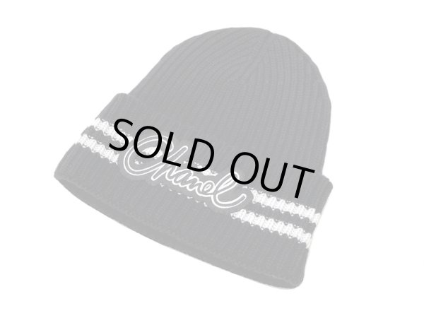 画像2: 【新品】【未使用品】24B AW 最新作 CHANEL シャネル AAA410 B17819 NZL88 ロゴ ニットキャップ ビーニー カシミア　ブラック×ホワイト 帽子 ハット ニット帽 レディース 女性用 ブランド ファッション 黒×白 小物 希少 レア プレゼント ギフト (2)