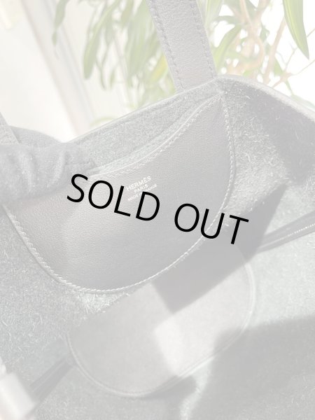 画像7: 【新品】【未使用品】HERMES エルメス インザループ 18 トリヨンクレマンス×スイフト ブラック シルバー金具 B刻印 ハンドバッグ レディース 女性用 ブランド 本革 レザー カーフ 黒 希少 レア プレゼント ギフト バック (7)