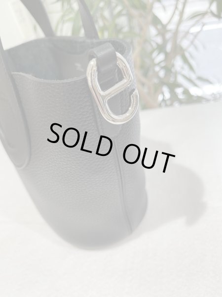 画像5: 【新品】【未使用品】HERMES エルメス インザループ 18 トリヨンクレマンス×スイフト ブラック シルバー金具 B刻印 ハンドバッグ レディース 女性用 ブランド 本革 レザー カーフ 黒 希少 レア プレゼント ギフト バック (5)