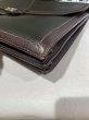 画像8: 【美品】HERMES エルメス サック ア デペッシュ 41 アマゾニア×ブッフルスキッパー ダークブラウン シルバー金具 C刻印□ ヴィンテージ 中古 コンビ 書類バッグ ブリーフケース ハンドバッグ トートバッグ ビジネスバッグ メンズ ブランド レザー 希少 レア バック (8)