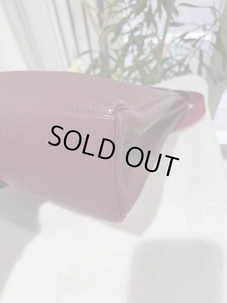 画像8: 【美品】HERMES エルメス ケリーアド GM フィヨルド ルージュアッシュ ゴールド金具 E刻印□ ヴィンテージ 中古 リュックサック バックパック デイパック ショルダーバッグ ハンドバッグ レディース 女性用 ブランド レッド 赤 レザー レア プレゼント ギフト バック (8)