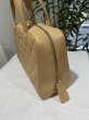 画像5: 【美品】CHANEL シャネル A14692 ワイルドステッチ ミニ ボストンバッグ カーフレザー ベージュ ゴールド金具 ヴィンテージ ハンドバッグ 中古 トートバッグ レディース 女性用 ブランド 本革 ラムスキン 希少 レア バック (5)