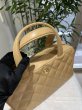 画像3: 【美品】CHANEL シャネル A14692 ワイルドステッチ ミニ ボストンバッグ カーフレザー ベージュ ゴールド金具 ヴィンテージ ハンドバッグ 中古 トートバッグ レディース 女性用 ブランド 本革 ラムスキン 希少 レア バック (3)