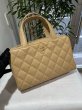 画像1: 【美品】CHANEL シャネル A14692 ワイルドステッチ ミニ ボストンバッグ カーフレザー ベージュ ゴールド金具 ヴィンテージ ハンドバッグ 中古 トートバッグ レディース 女性用 ブランド 本革 ラムスキン 希少 レア バック (1)