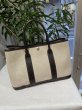 画像2: 【美品】HERMES エルメス ガーデンパーティ 30 TPM トワルアッシュ×ブッフル マロン シルバー金具 H刻印□ ブラウン 中古 ハンドバッグ トートバッグ 2WAYバッグ レディース 女性用 本革 レザー カーフ ブランド 茶色 希少 レア プレゼント ギフト バック (2)