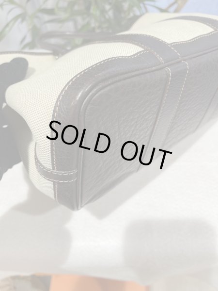 画像6: 【美品】HERMES エルメス ガーデンパーティ 30 TPM トワルアッシュ×ブッフル マロン シルバー金具 H刻印□ ブラウン 中古 ハンドバッグ トートバッグ 2WAYバッグ レディース 女性用 本革 レザー カーフ ブランド 茶色 希少 レア プレゼント ギフト バック (6)