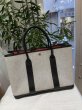 画像1: 【極美品】HERMES エルメス ガーデンパーティ 36 PM ボルデュック トワルアッシュ×ブッフル グレー シルバー金具 リボン柄 2006年限定 中古 ハンドバッグ トートバッグ レディース 女性用 本革 レザー ブラック ブランド 黒 希少 レア プレゼント ギフト バック (1)