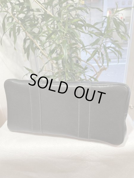 画像3: 【極美品】HERMES エルメス ガーデンパーティ 36 PM ボルデュック トワルアッシュ×ブッフル グレー シルバー金具 リボン柄 2006年限定 中古 ハンドバッグ トートバッグ レディース 女性用 本革 レザー ブラック ブランド 黒 希少 レア プレゼント ギフト バック (3)