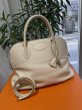 画像1: 【美品】HERMES エルメス ボリード35 トリヨンクレマンス パルシュマン ゴールド金具 G刻印□ ベージュ ヴィンテージ パーシュマン 中古 ハンドバッグ ショルダーバッグ 2WAYバッグ レディース 女性用 本革 レザー カーフ ブランド 希少 レア プレゼント ギフト バック (1)