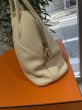 画像6: 【美品】HERMES エルメス ボリード35 トリヨンクレマンス パルシュマン ゴールド金具 G刻印□ ベージュ ヴィンテージ パーシュマン 中古 ハンドバッグ ショルダーバッグ 2WAYバッグ レディース 女性用 本革 レザー カーフ ブランド 希少 レア プレゼント ギフト バック (6)