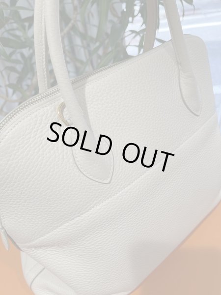 画像8: 【美品】HERMES エルメス ボリード35 トリヨンクレマンス パルシュマン ゴールド金具 G刻印□ ベージュ ヴィンテージ パーシュマン 中古 ハンドバッグ ショルダーバッグ 2WAYバッグ レディース 女性用 本革 レザー カーフ ブランド 希少 レア プレゼント ギフト バック (8)