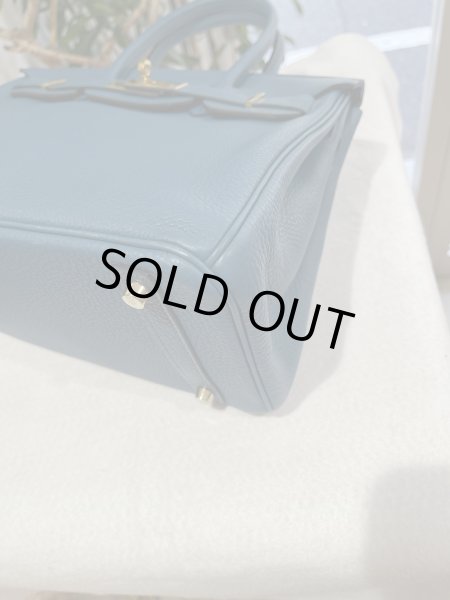 画像8: 【美品】HERMES エルメス バーキン30 トゴ コルヴェール ゴールド金具 P刻印□ ブルー 中古 ハンドバッグ トートバッグ レディース 女性用 ブランド 青 本革 レザー カーフ 希少 レア プレゼント ギフト バック (8)