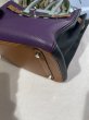 画像9: 【美品】HERMES エルメス バーキン30 アルルカン トリヨンクレマンス ウルトラヴァイオレット×エタン×ブルーリン×ゴールド×エトゥープ×ブルーオブスキュール シルバー金具 P刻印□ 中古 ハンドバッグ レディース 女性用 レザー カーフ ブランド 希少 レア バック (9)