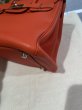 画像7: 【美品】HERMES エルメス バーキン 30 バーキン 30 トゴ カプシーヌ シルバー金具 O刻印□ レッド オレンジ 中古 ハンドバッグ トートバッグ レディース 女性用 ブランド 赤 本革 レザー カーフ 希少 レア プレゼント ギフト バック (7)
