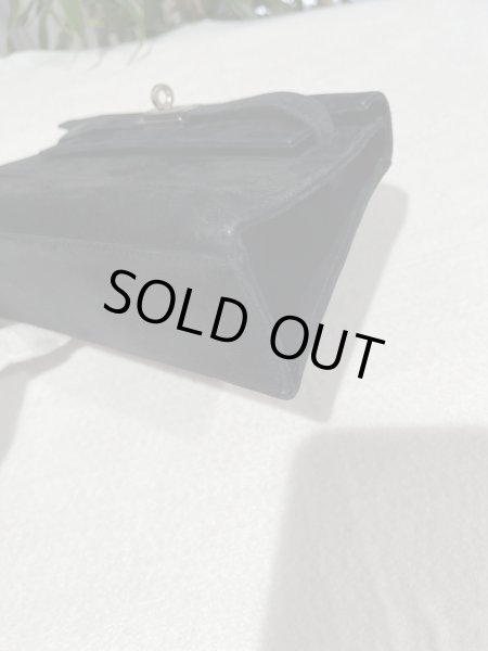 画像8: 【美品】HERMES エルメス ポシェットケリー ドブリス ブラック シルバー金具 I刻印?? ヴィンテージ ヴォーベロア 中古 ハンドバッグ クラッチバッグ パーティバッグ ミニバッグ レディース 女性用 本革 レザー カーフ ブランド 黒 希少レア プレゼント ギフト バック (8)