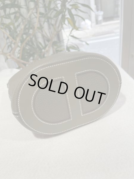 画像3: 【新品】【未使用品】HERMES エルメス インザループ 18 トリヨンクレマンス×スイフト エトゥープ シルバー金具 U刻印 ハンドバッグ レディース 女性用 ブランド 本革 レザー カーフ グレー 希少 レア プレゼント ギフト バック (3)