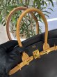 画像3: 【極美品】HERMES エルメス バーキン 30 バイカラー アルデンヌ ブラック×ナチュラル ゴールド金具 I刻印□ ヴィンテージ 中古 ハンドバッグ トートバッグ レディース 女性用 ブランド 黒 ブラウン 茶色 本革 レザー カーフ 希少 レア プレゼント ギフト バック (3)