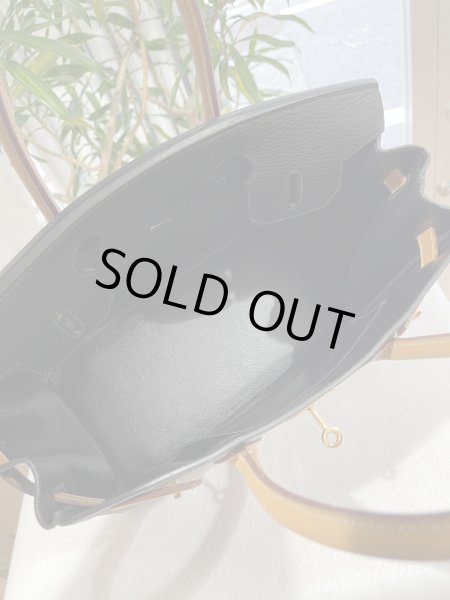 画像8: 【極美品】HERMES エルメス バーキン 30 バイカラー アルデンヌ ブラック×ナチュラル ゴールド金具 I刻印□ ヴィンテージ 中古 ハンドバッグ トートバッグ レディース 女性用 ブランド 黒 ブラウン 茶色 本革 レザー カーフ 希少 レア プレゼント ギフト バック (8)