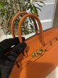 画像3: HERMES バーキン 25 トゴ マンゴー ゴールド金具 R刻印◻︎ オレンジ 中古 ハンドバッグ トートバッグ レディース 女性用 ブランド 本革 レザー カーフ 希少 レア バック (3)