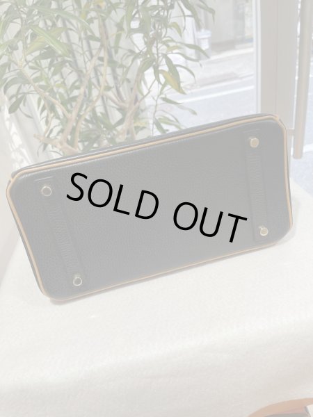 画像4: 【極美品】HERMES エルメス バーキン 30 バイカラー アルデンヌ ブラック×ナチュラル ゴールド金具 I刻印□ ヴィンテージ 中古 ハンドバッグ トートバッグ レディース 女性用 ブランド 黒 ブラウン 茶色 本革 レザー カーフ 希少 レア プレゼント ギフト バック (4)