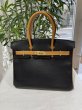 画像6: 【極美品】HERMES エルメス バーキン 30 バイカラー アルデンヌ ブラック×ナチュラル ゴールド金具 I刻印□ ヴィンテージ 中古 ハンドバッグ トートバッグ レディース 女性用 ブランド 黒 ブラウン 茶色 本革 レザー カーフ 希少 レア プレゼント ギフト バック (6)
