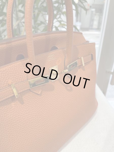 画像7: HERMES バーキン 25 トゴ マンゴー ゴールド金具 R刻印◻︎ オレンジ 中古 ハンドバッグ トートバッグ レディース 女性用 ブランド 本革 レザー カーフ 希少 レア バック (7)