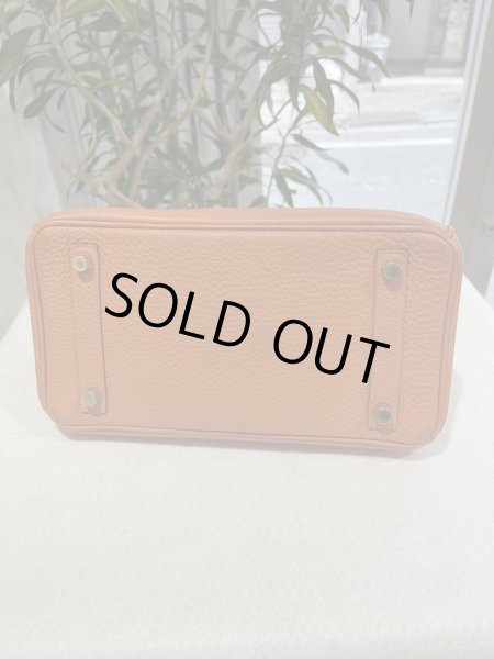 画像4: HERMES バーキン 25 トゴ マンゴー ゴールド金具 R刻印◻︎ オレンジ 中古 ハンドバッグ トートバッグ レディース 女性用 ブランド 本革 レザー カーフ 希少 レア バック (4)